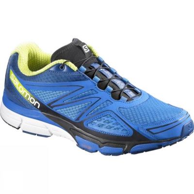 Zapatillas Running Salomon X-Scream 3D Hombre Azules / Verde - Chile NEL610795